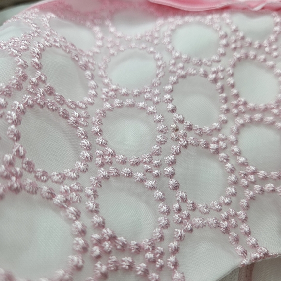 Bonnie Jean Satin Ribbon Dress Pink & Green Size 2T - Picture 15 of 15